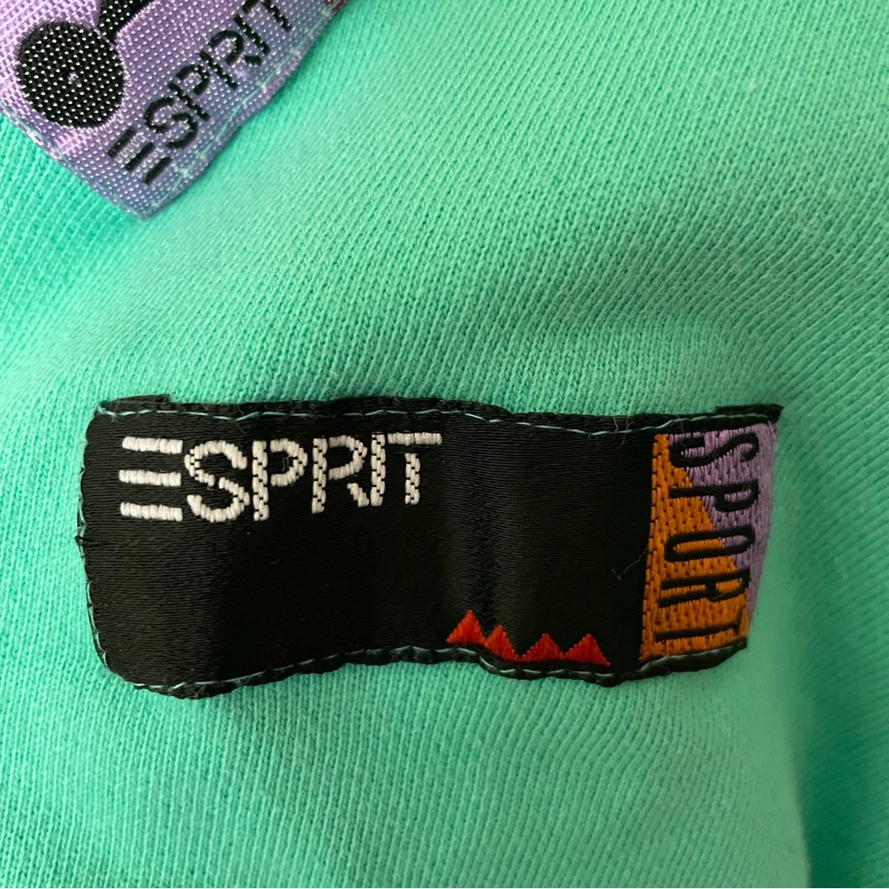 Esprit Sport LA Olympic Era Sweatshirt in Teal with awesome graphics - Picture 8 of 13